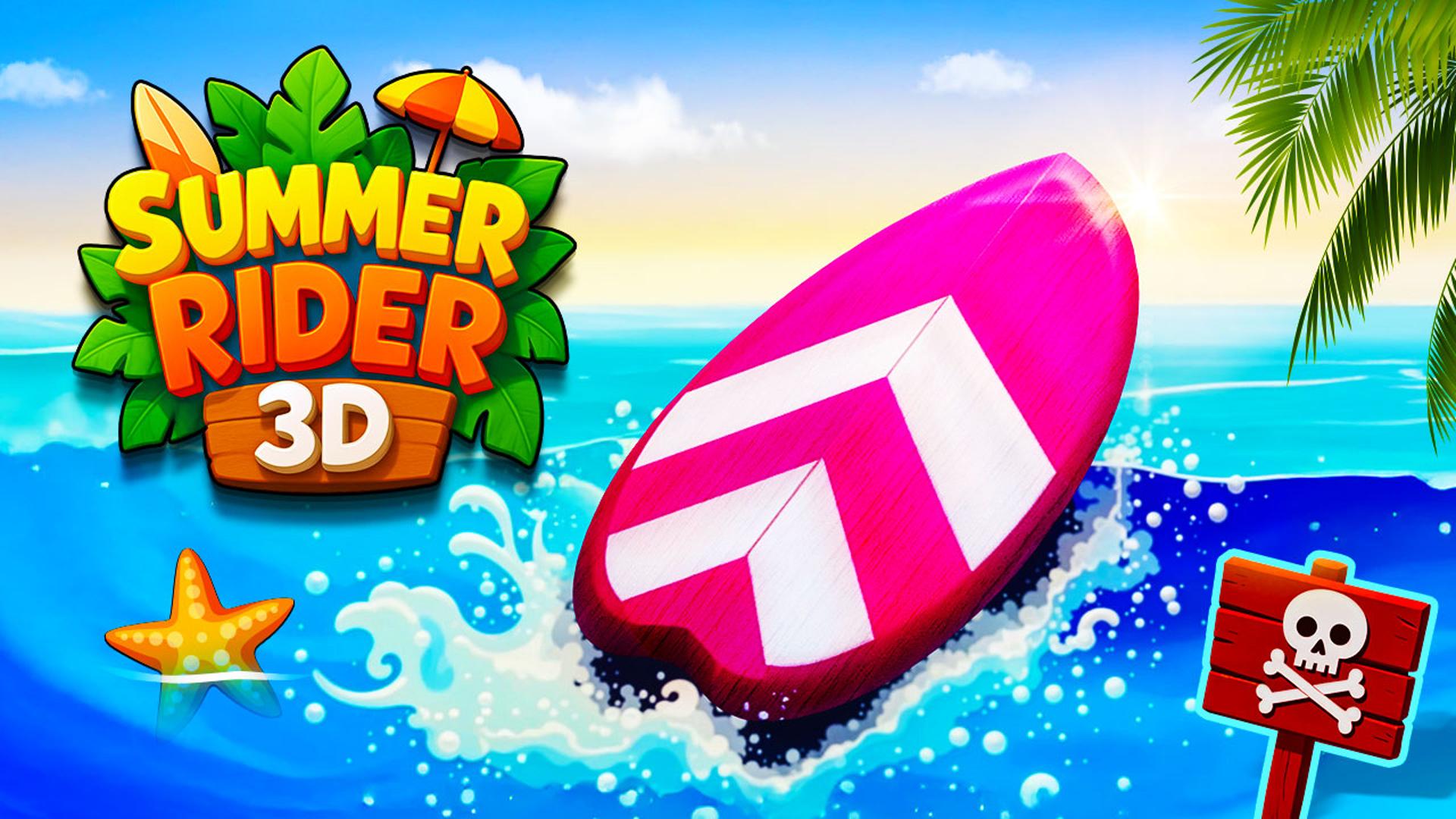 Summer Rider 3D Logo
