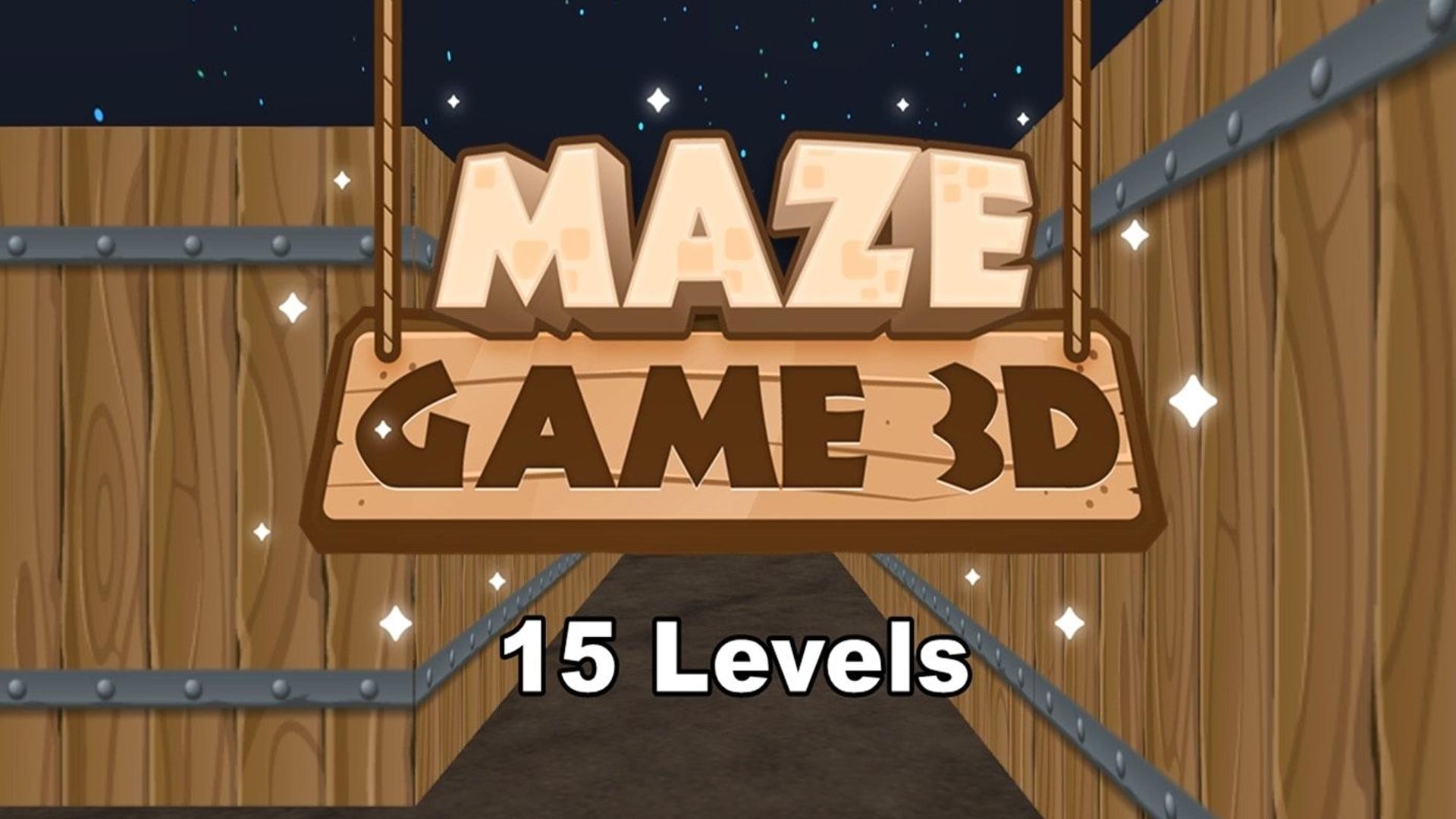 Maze Game 3D Logo