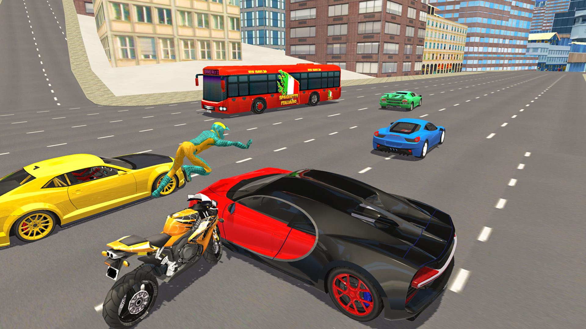 Hero Stunt Spider Bike Simulator 3d Logo
