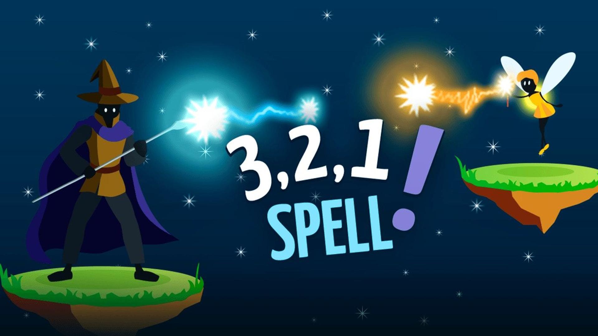 3 2 1 Spell Logo