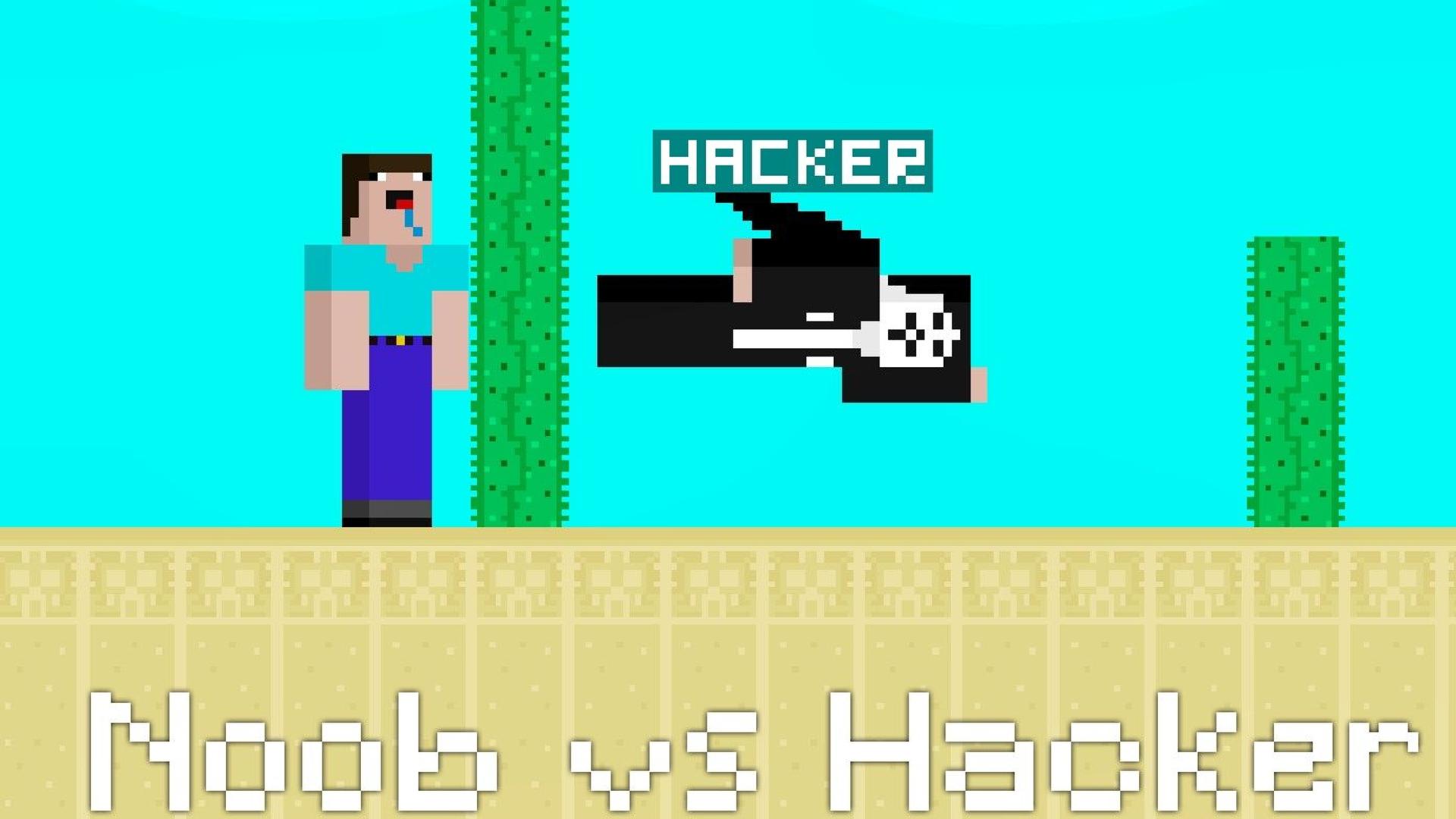 Noob vs Hacker Logo