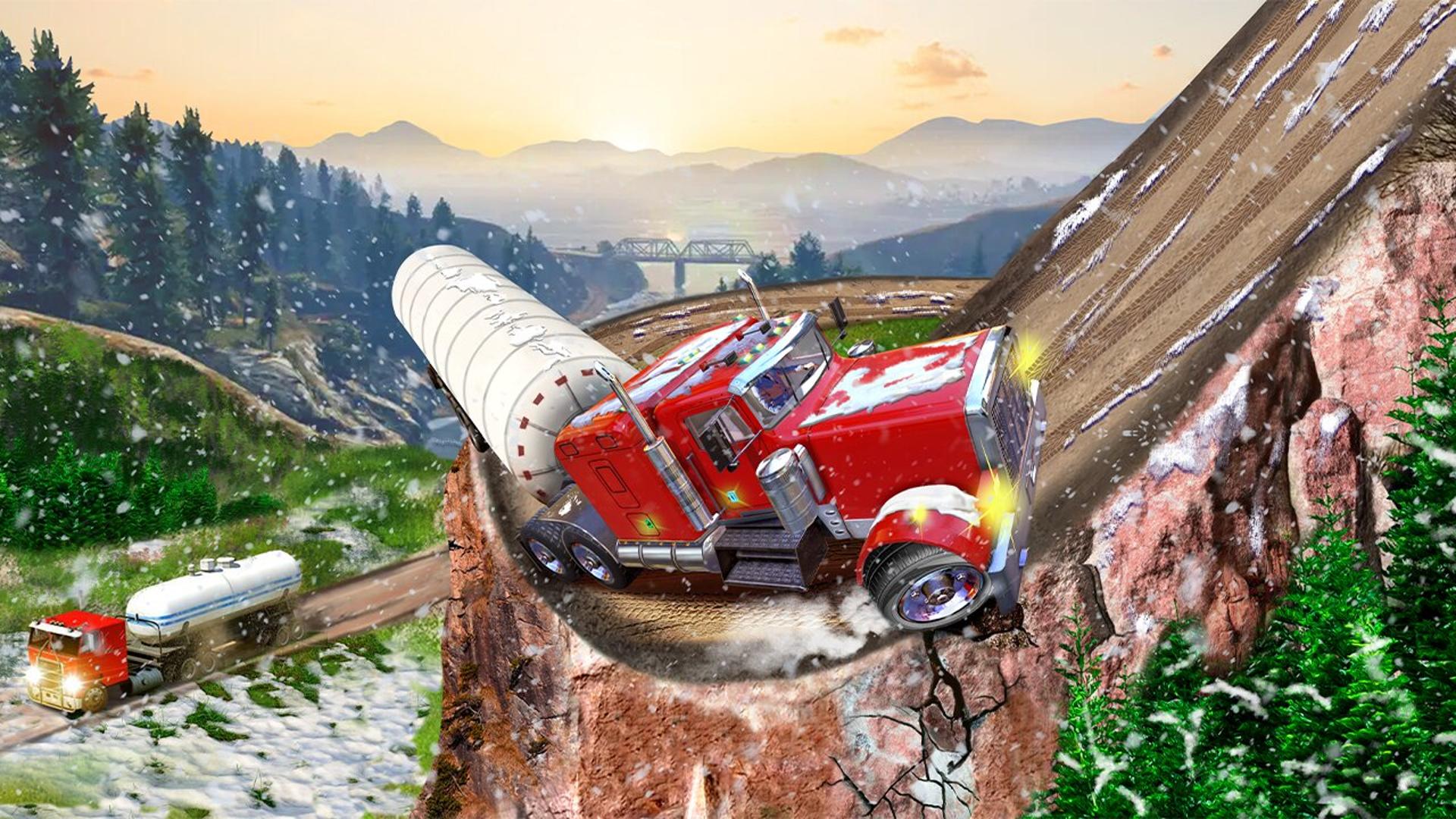 Semi Truck Snow Simulator Logo