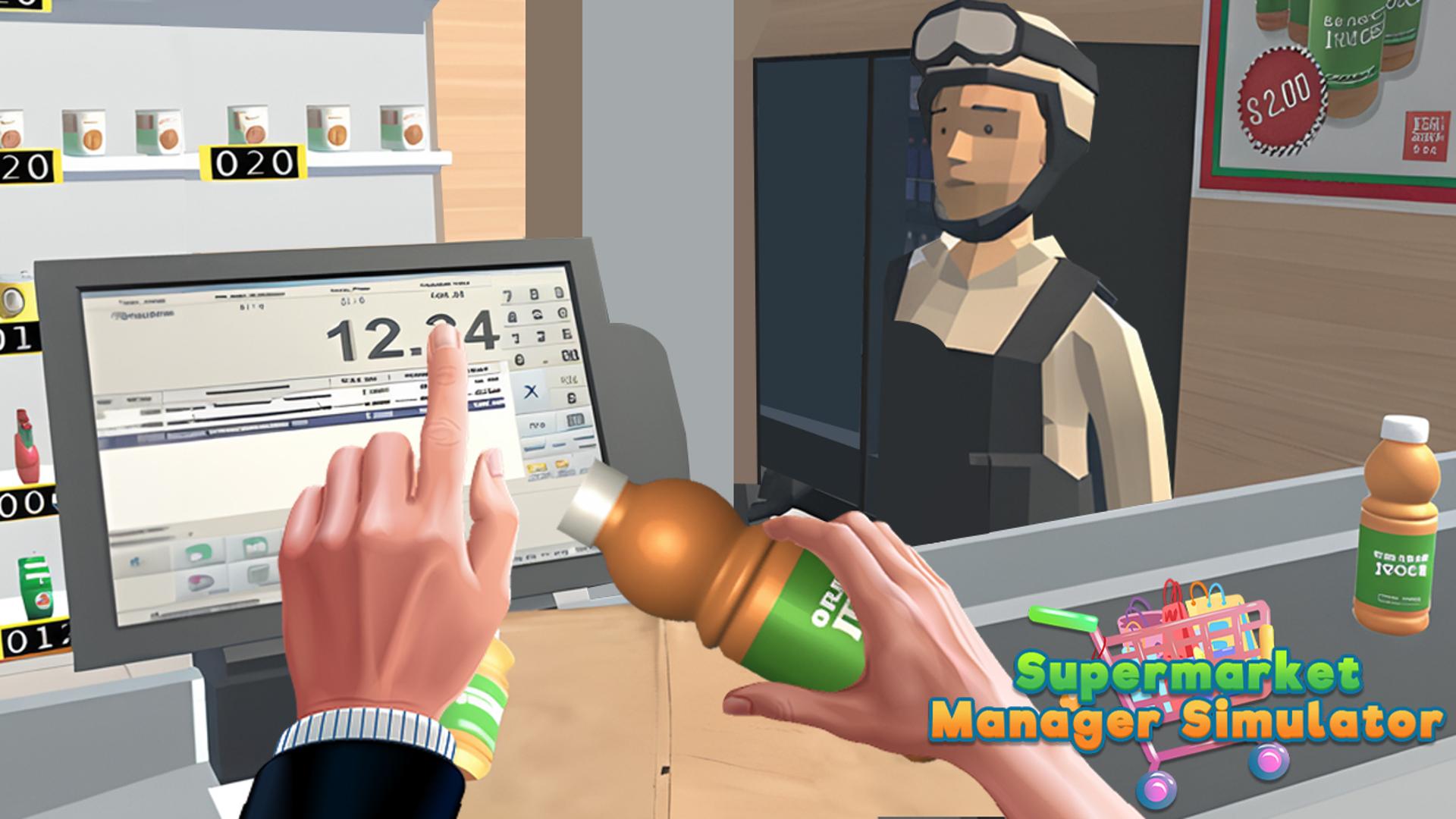 Supermarket Manager Simulator Logo