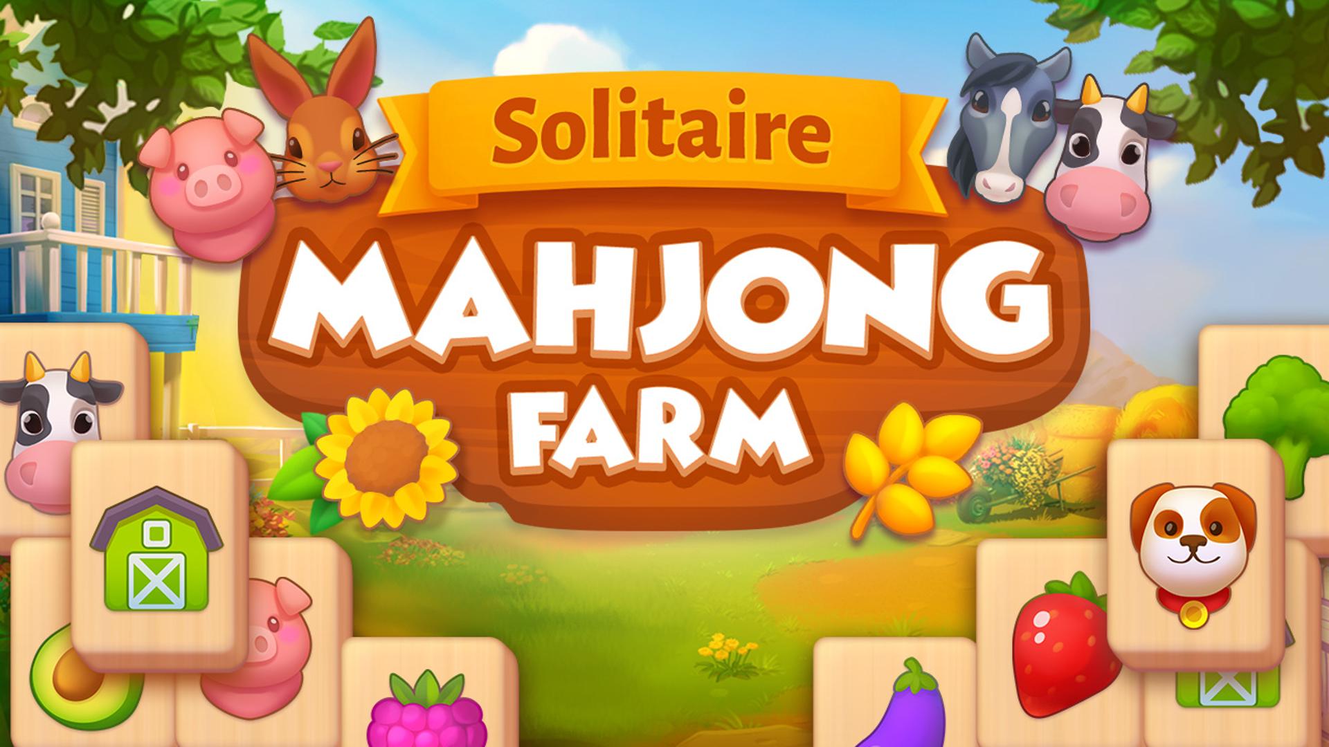 Solitaire Mahjong Farm Logo