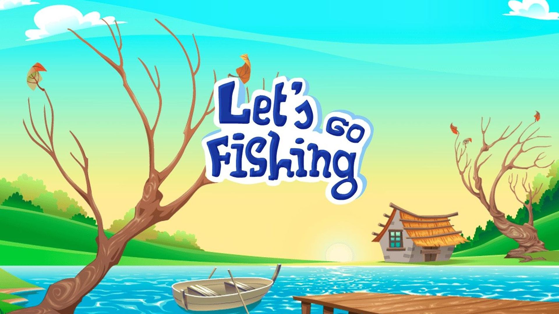 Let's go fishing Logo