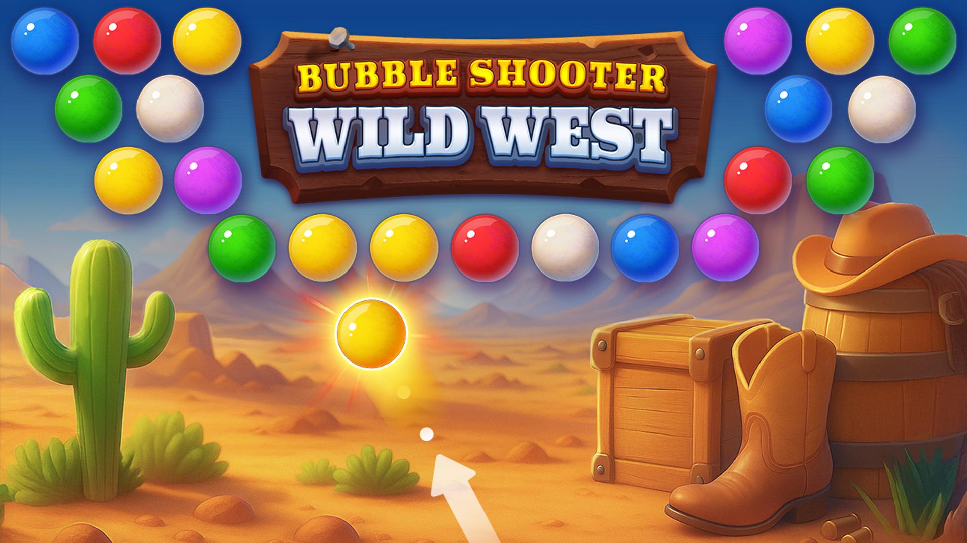 Bubble Shooter Wild West Logo