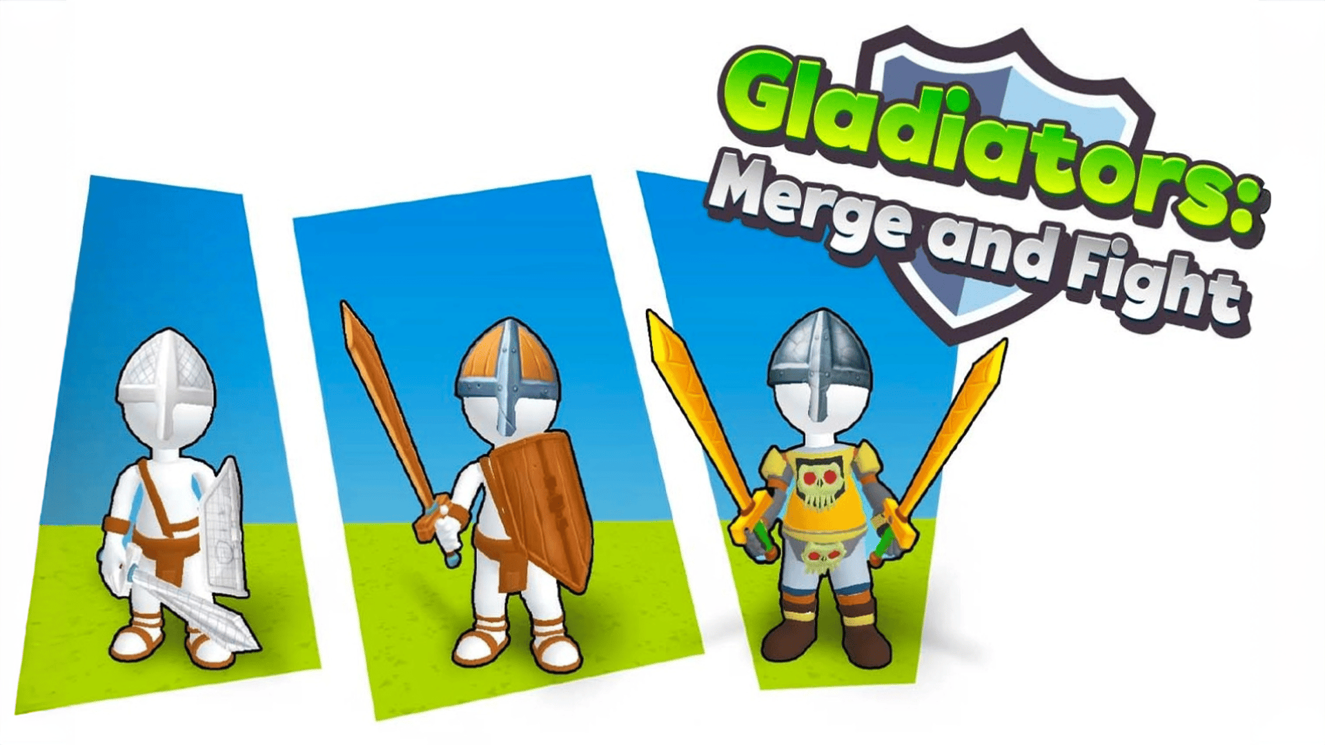 Gladiators Merge and Fight Logo