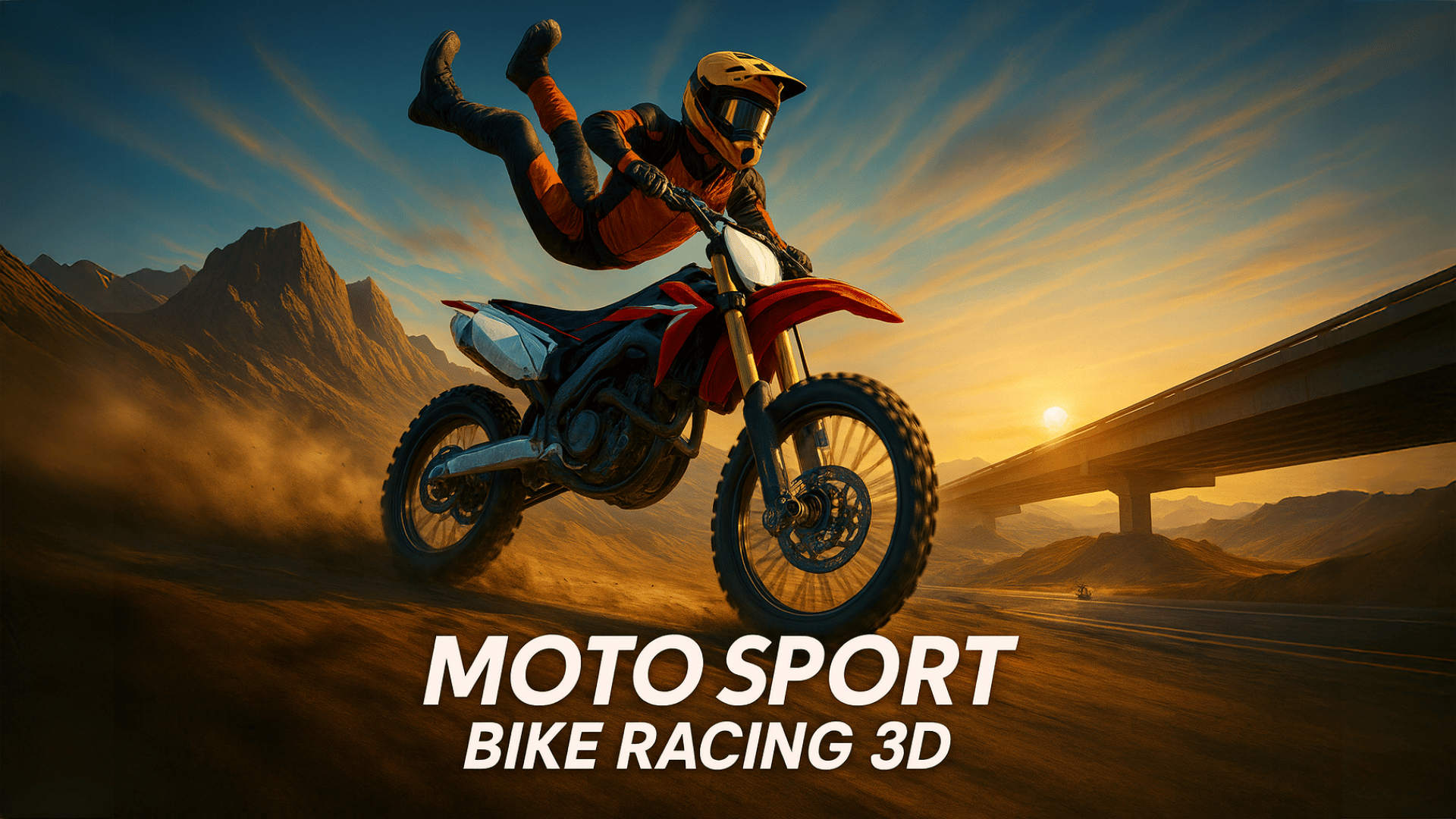 Moto Sport Bike Racing 3D Logo