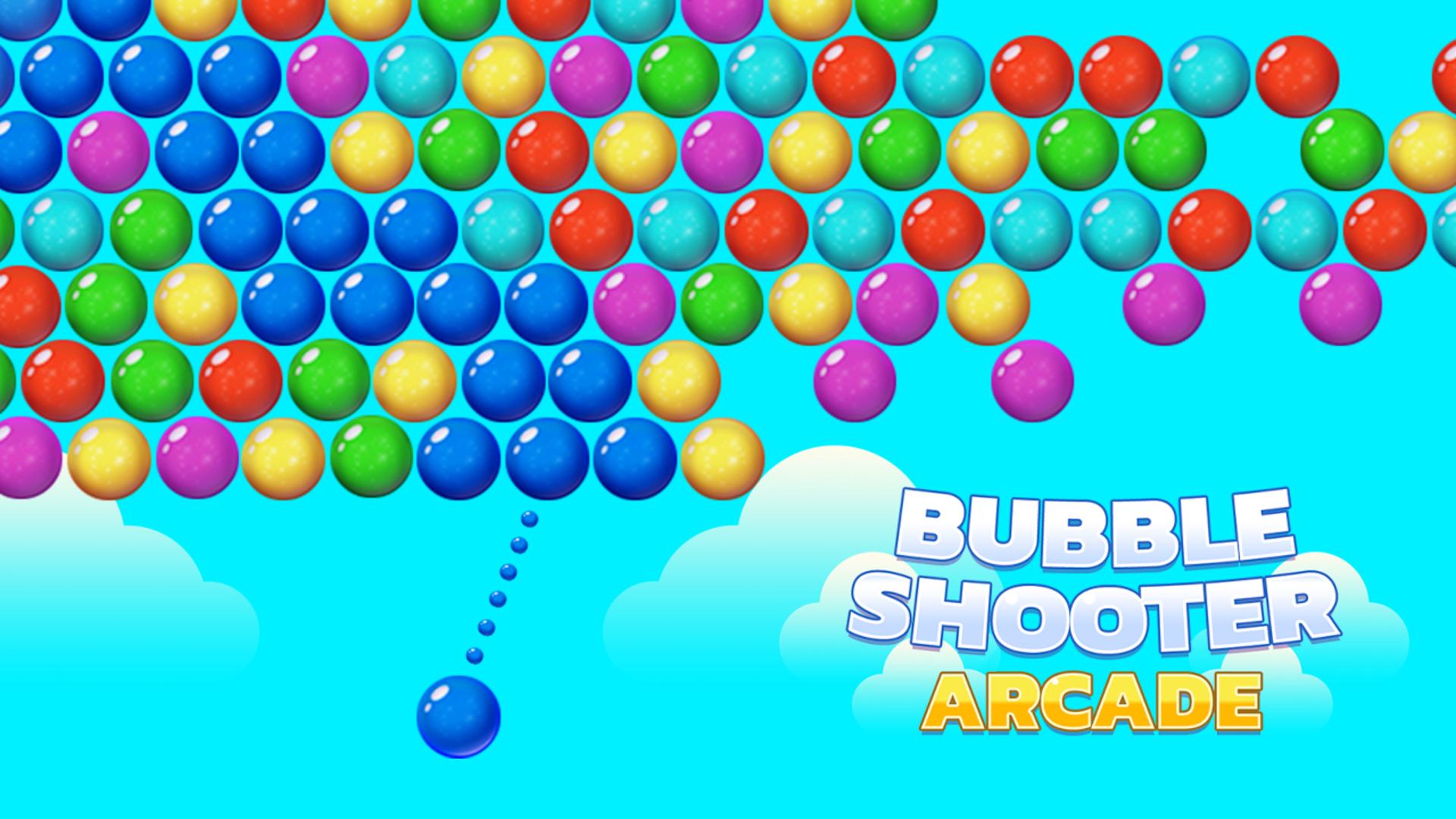 Bubble Shooter Arcade Logo