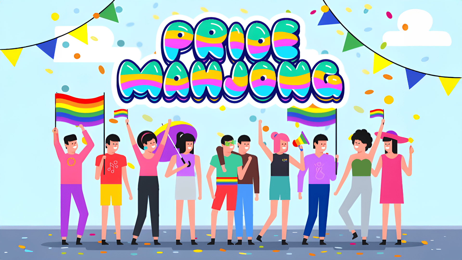 Pride Mahjong Logo