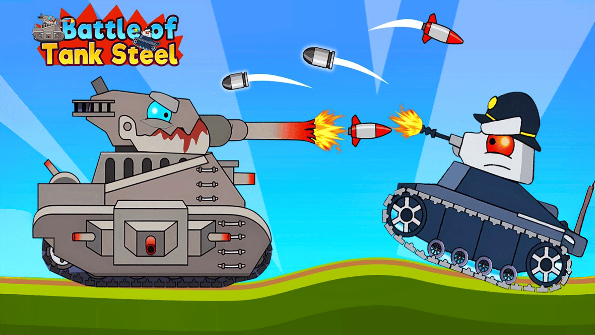 Battle of Tank Steel Logo