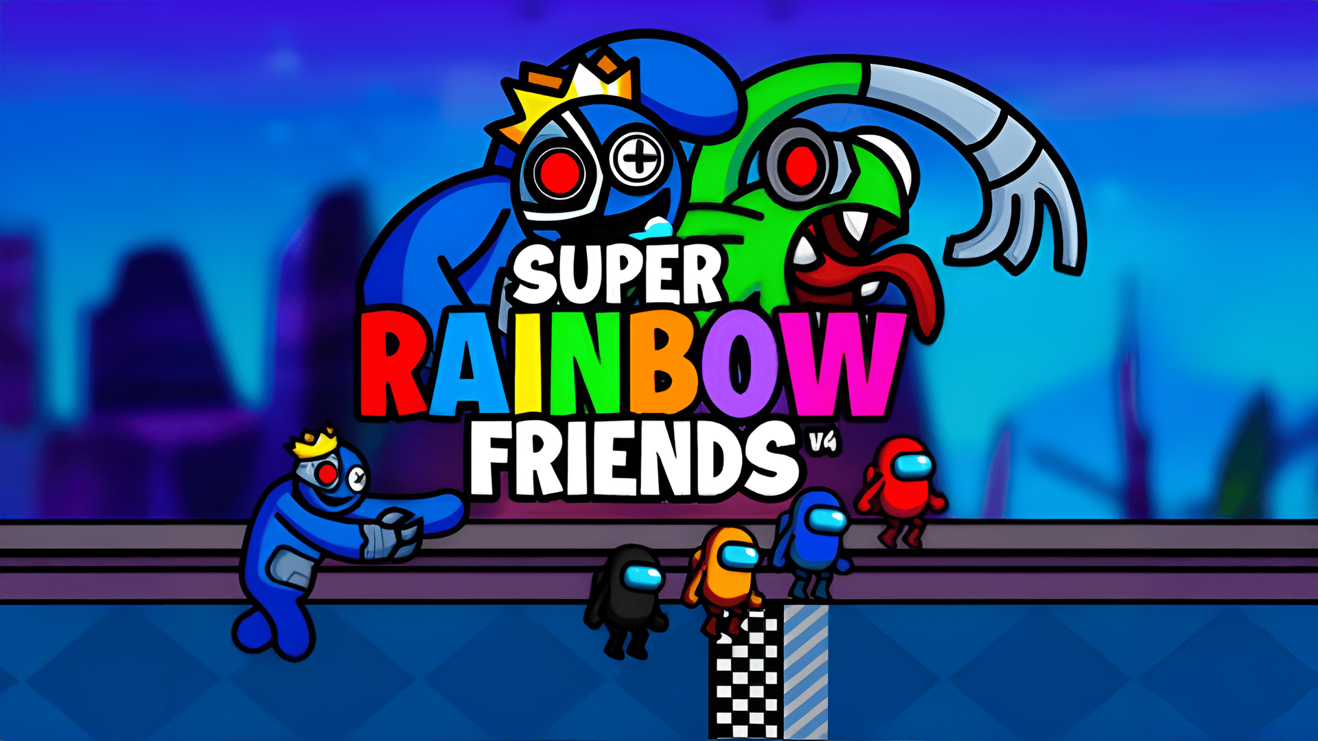 Super Rainbow Friends Logo