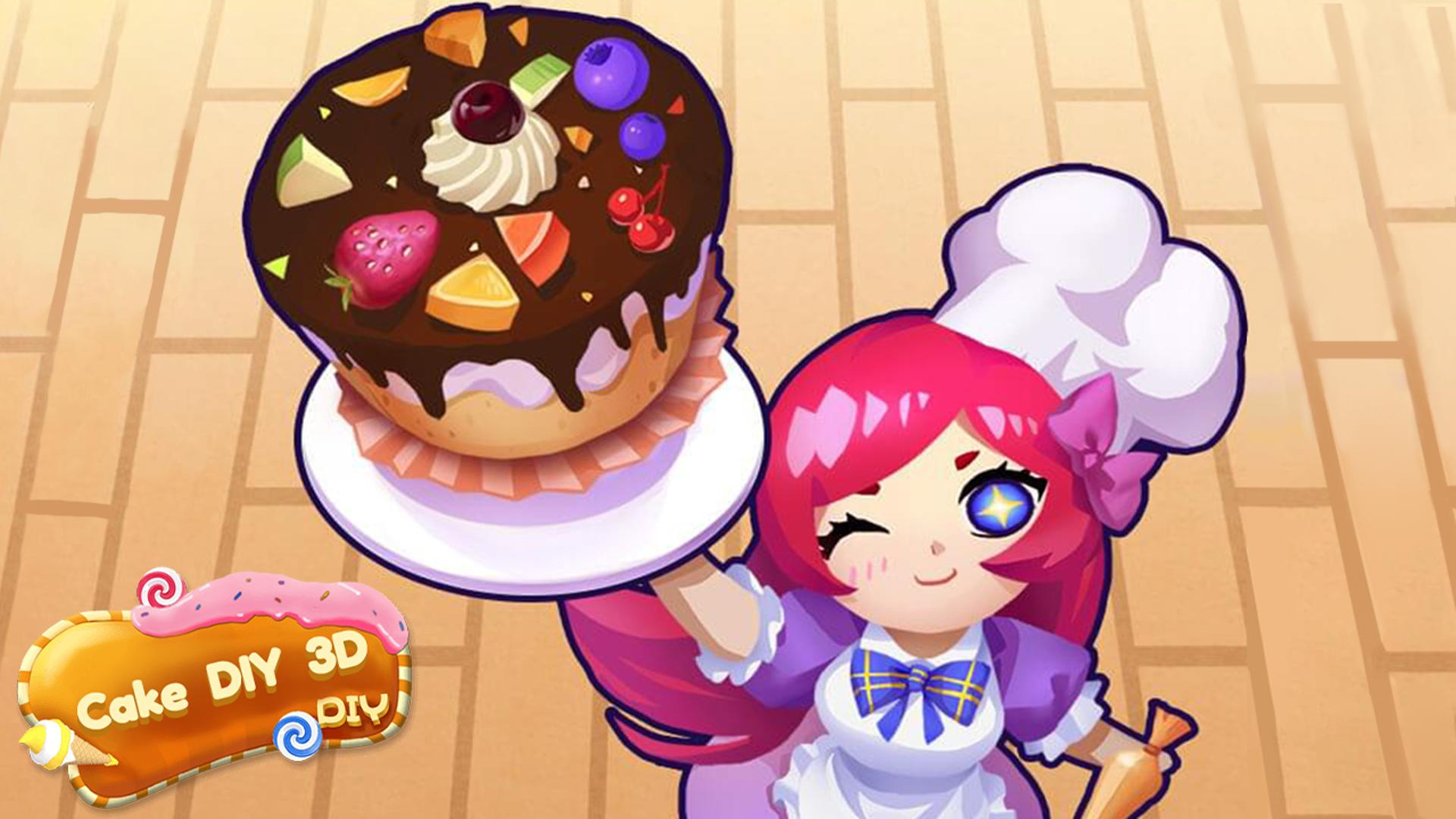 Cake DIY 3D Logo