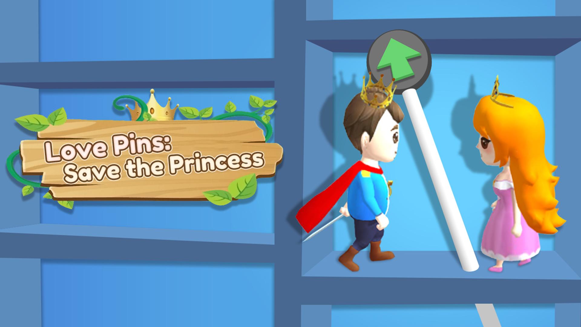 Love Pins Save The Princess Logo
