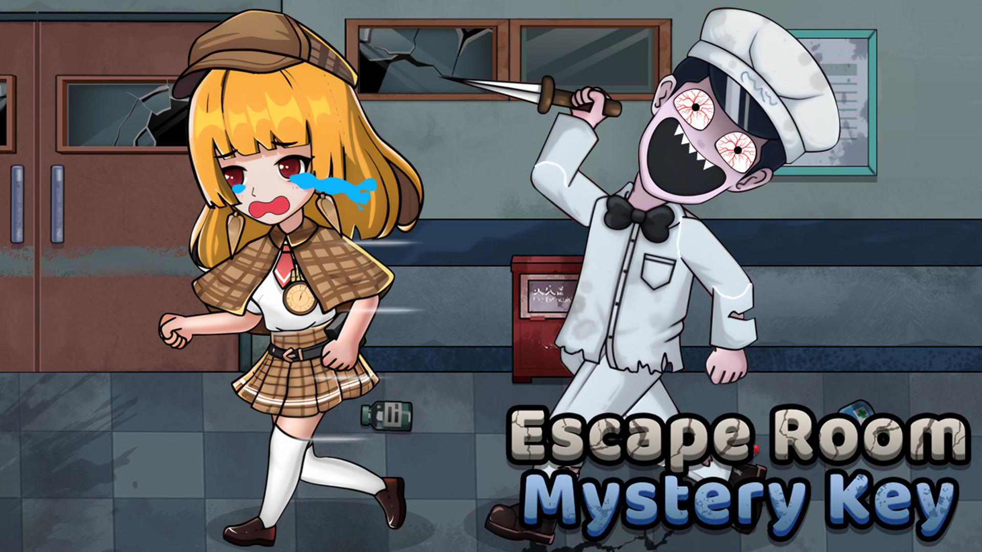 Escape Room Mystery Key Logo