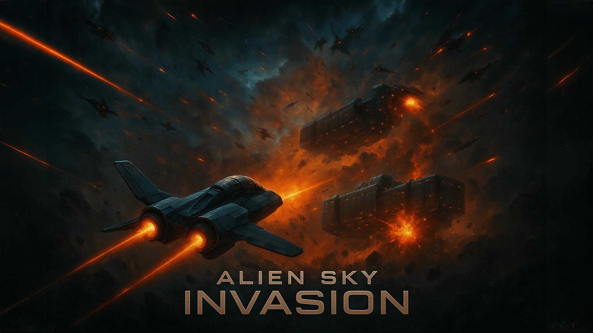 Alien Sky Invasion Logo