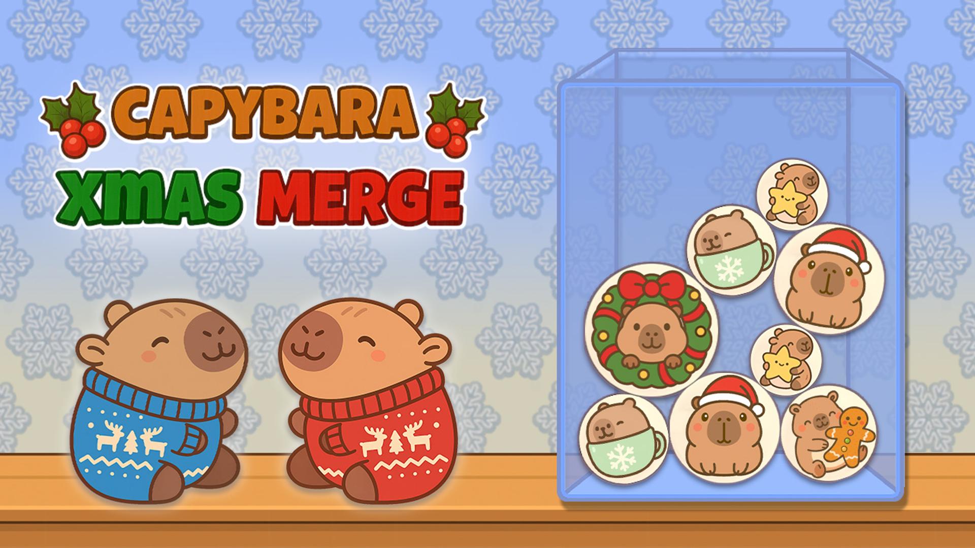 Capybara Xmas Merge Logo