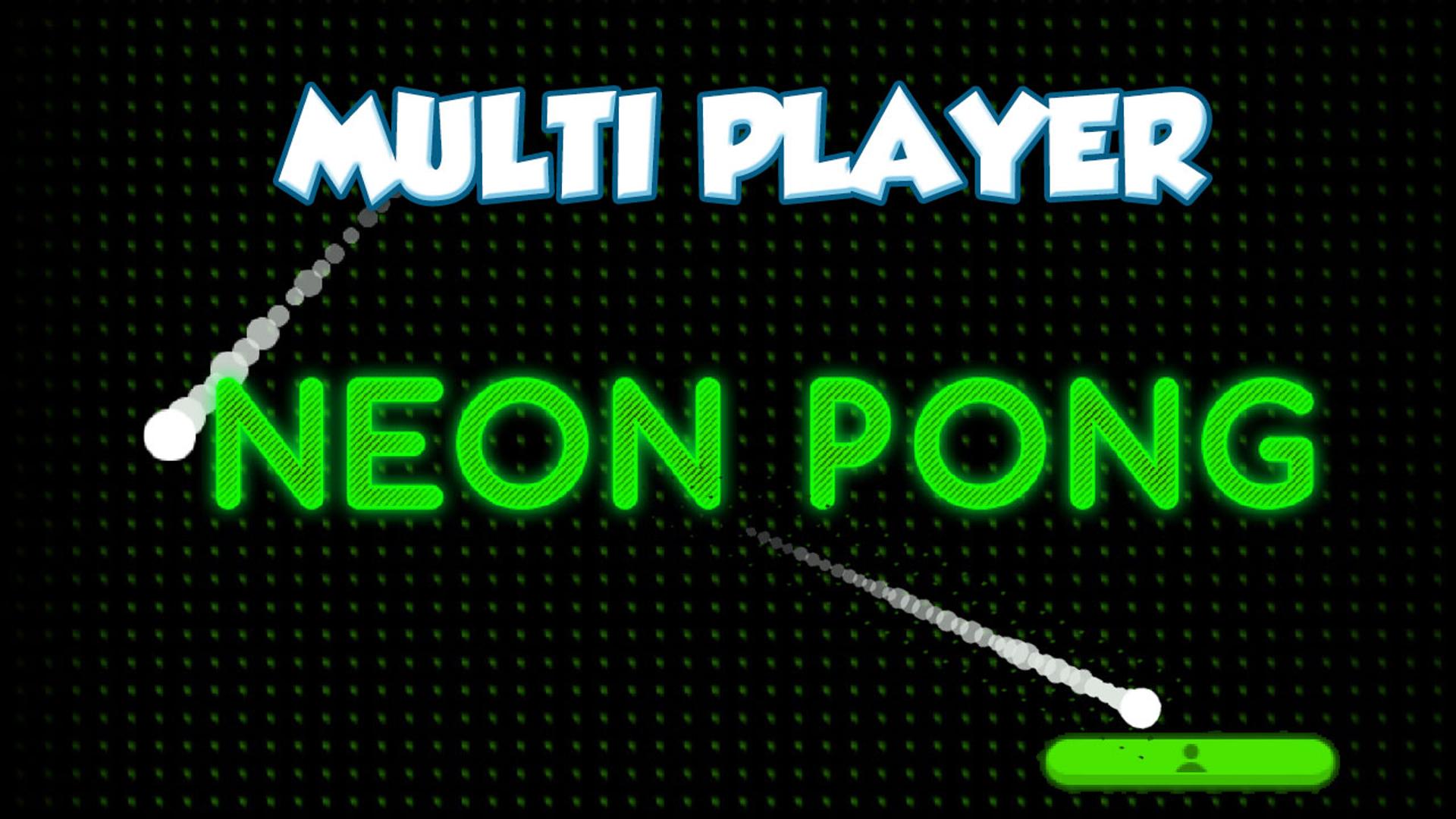 Neon Pong Multi player Logo