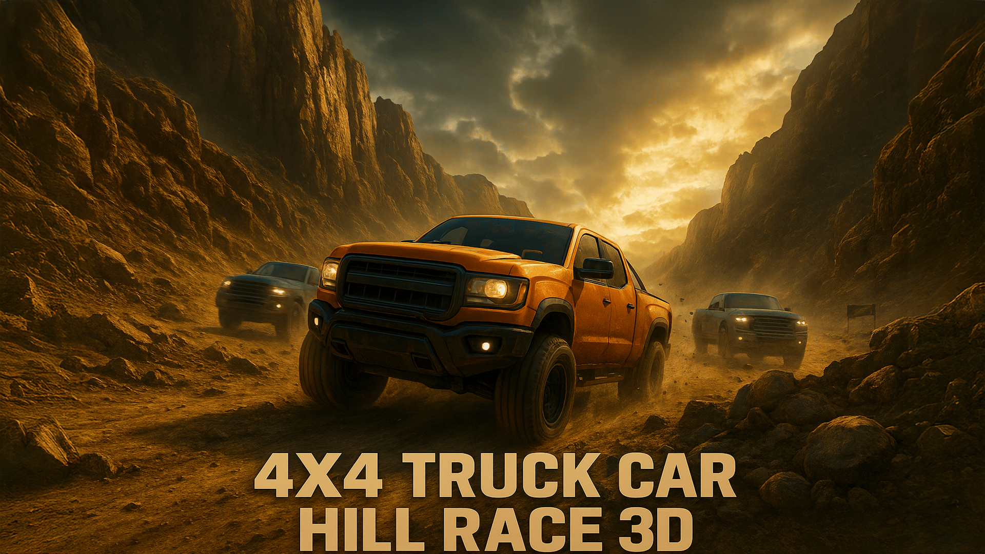 4x4 Truck Car Hill Race 3D Logo