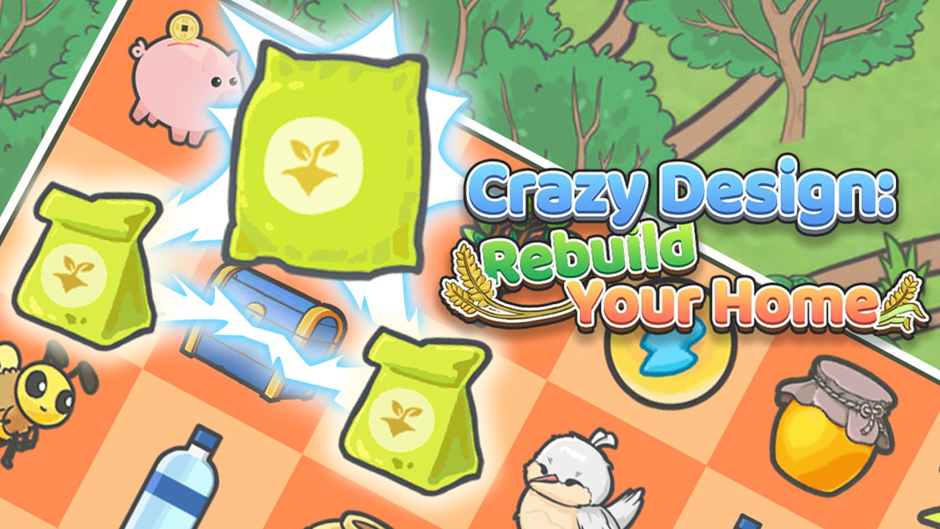 Crazy Design: Rebuild Your Home Logo