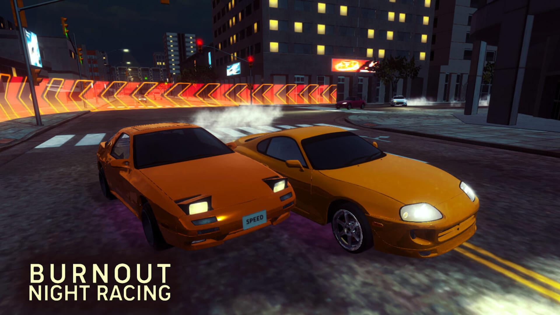 Burnout Night Racing Logo