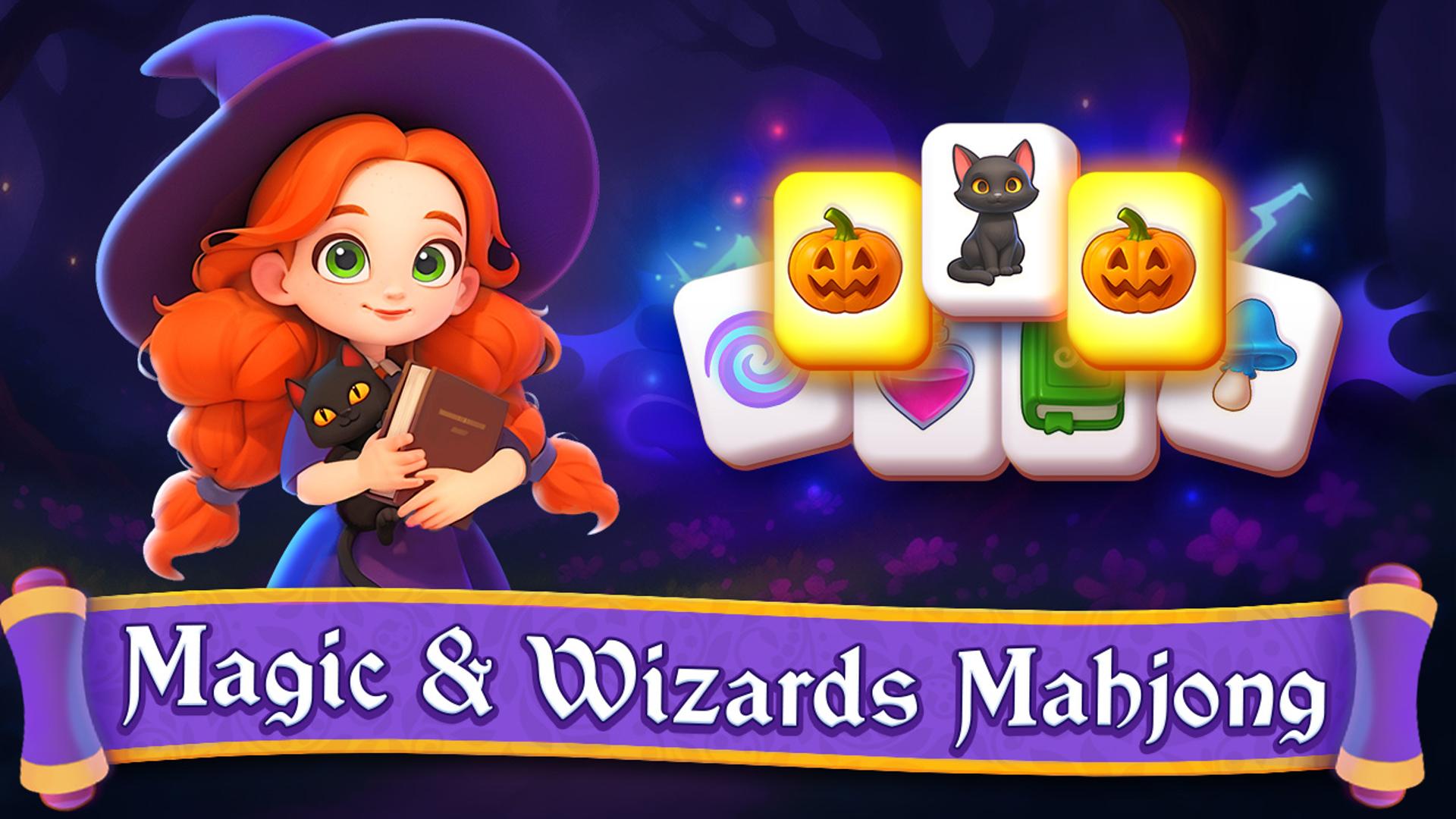 Magic and Wizards Mahjong Logo