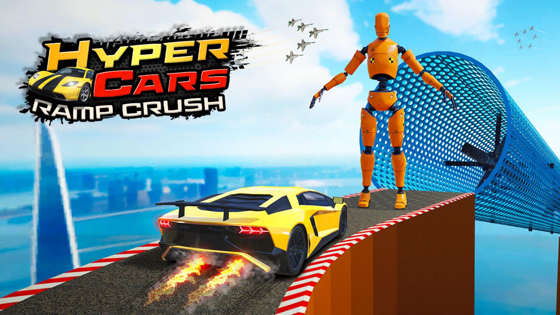 Hyper Cars Ramp Crash Logo