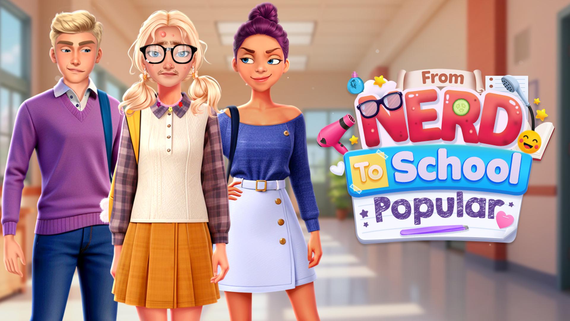 From Nerd To School Popular Logo