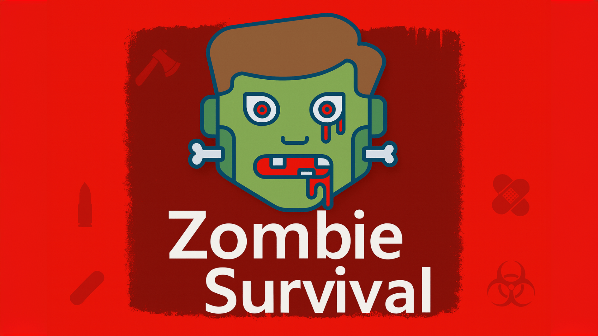 Zombie Survival Game Logo