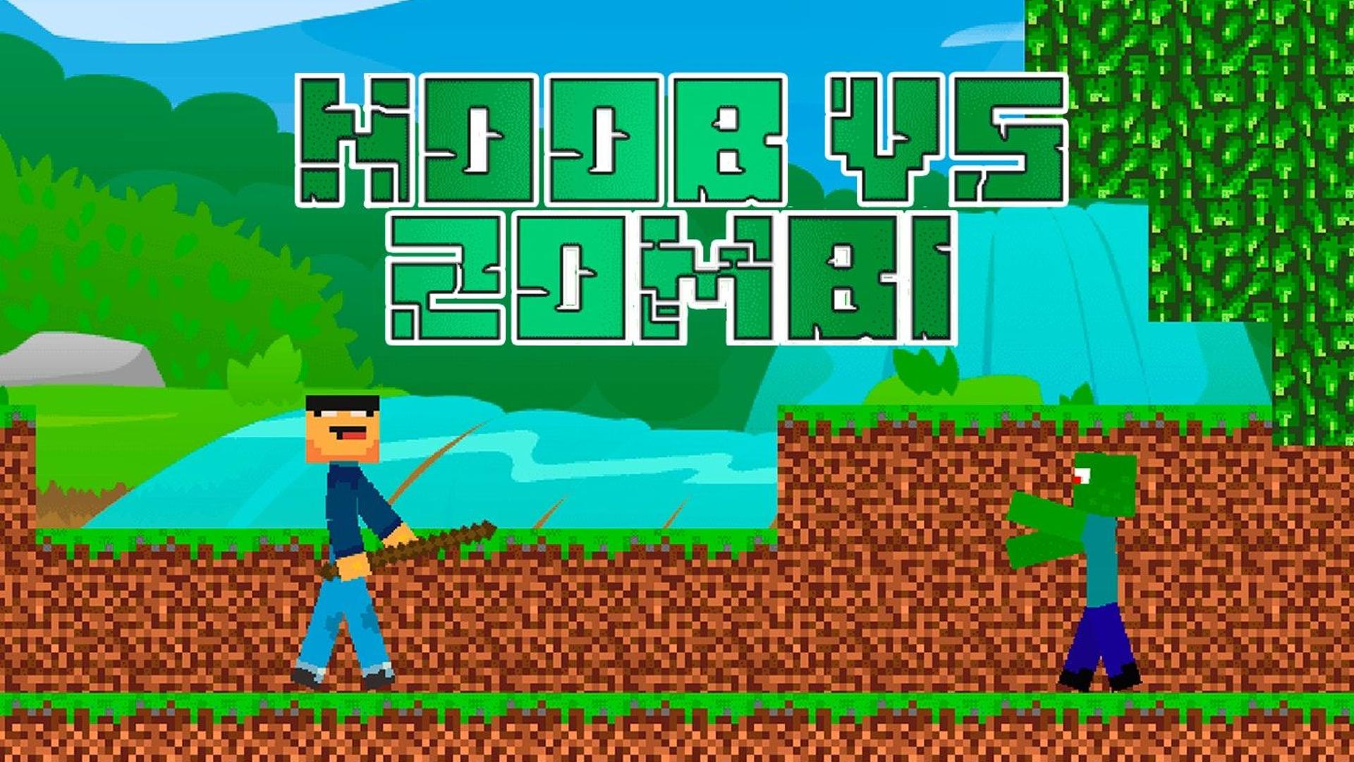Noob vs Zombie Logo