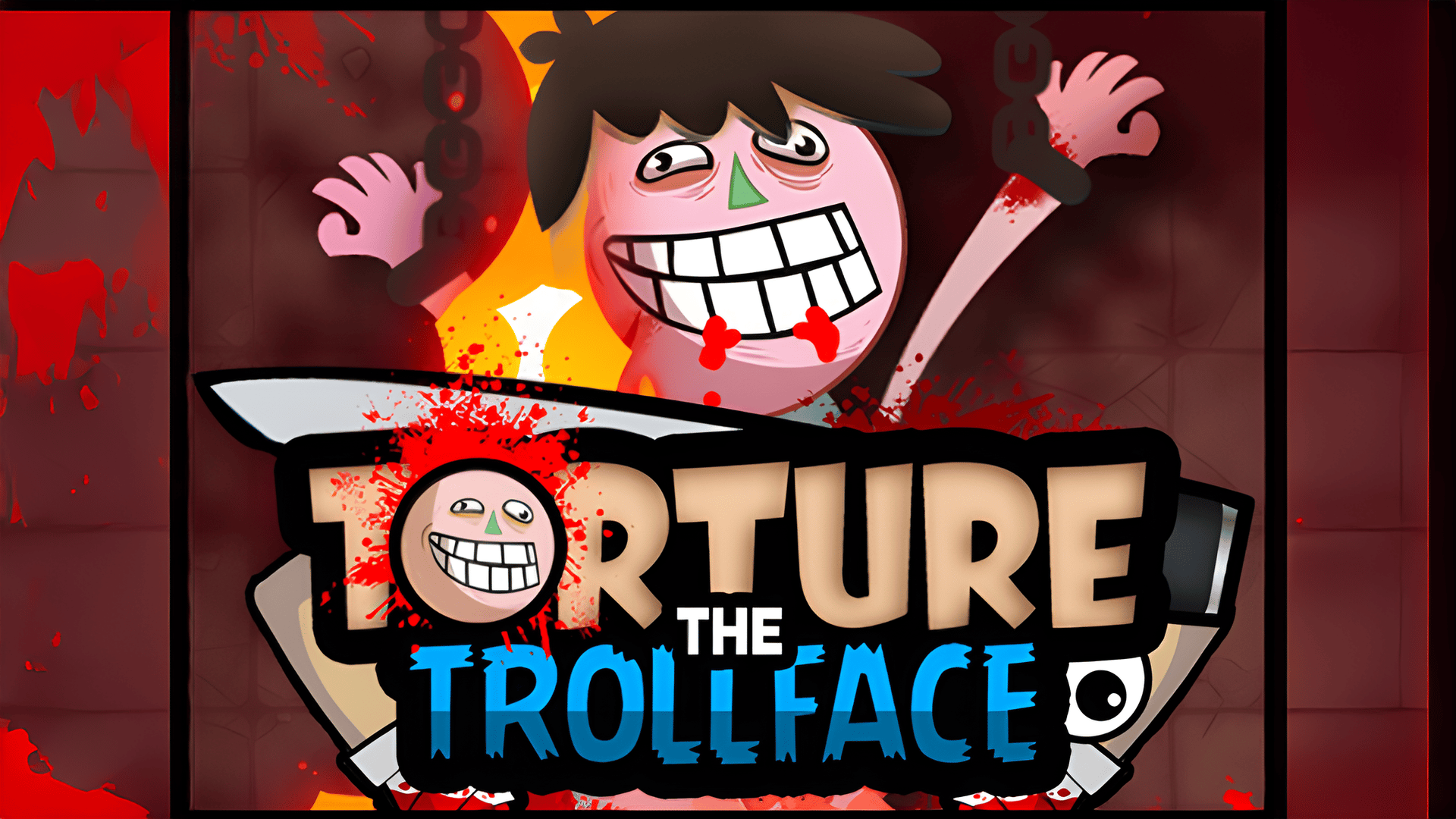 Torture The Trollface Logo