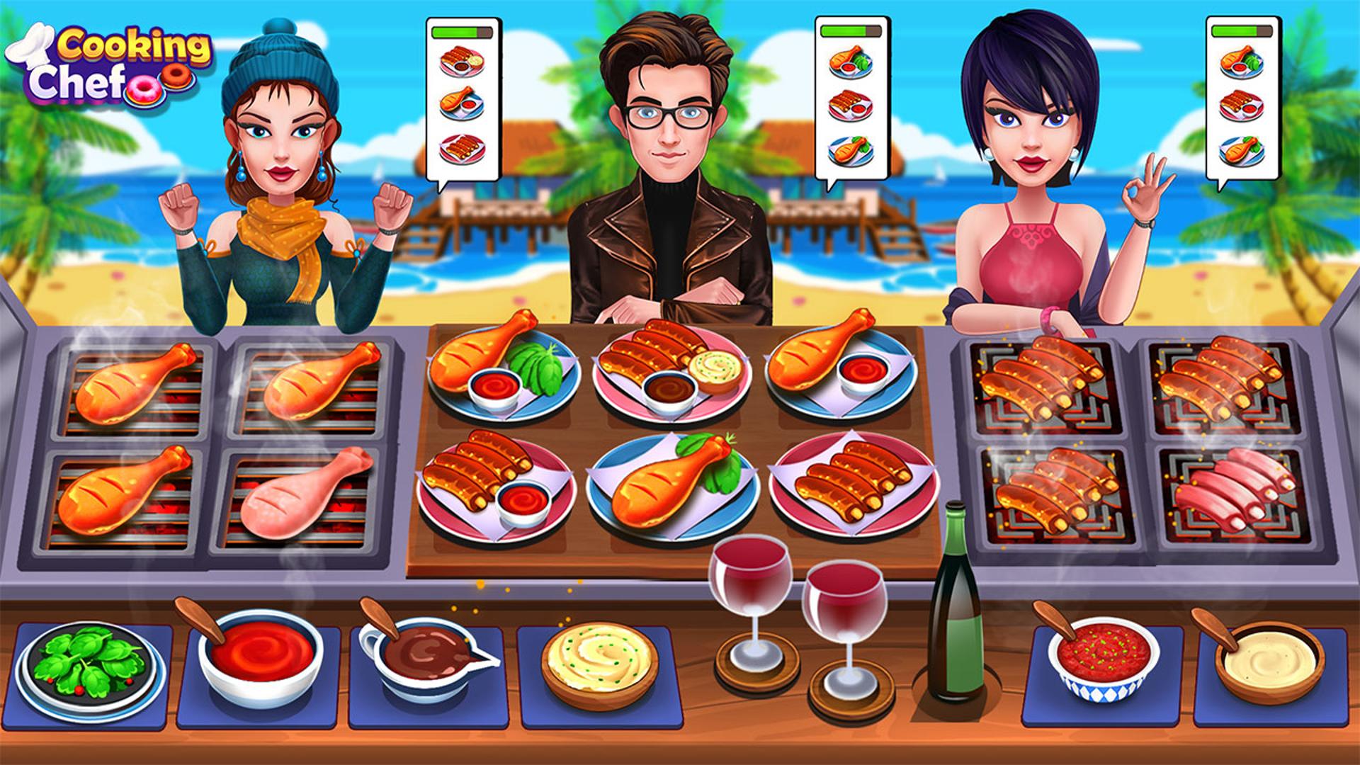 Cooking Chef Food Fever Logo