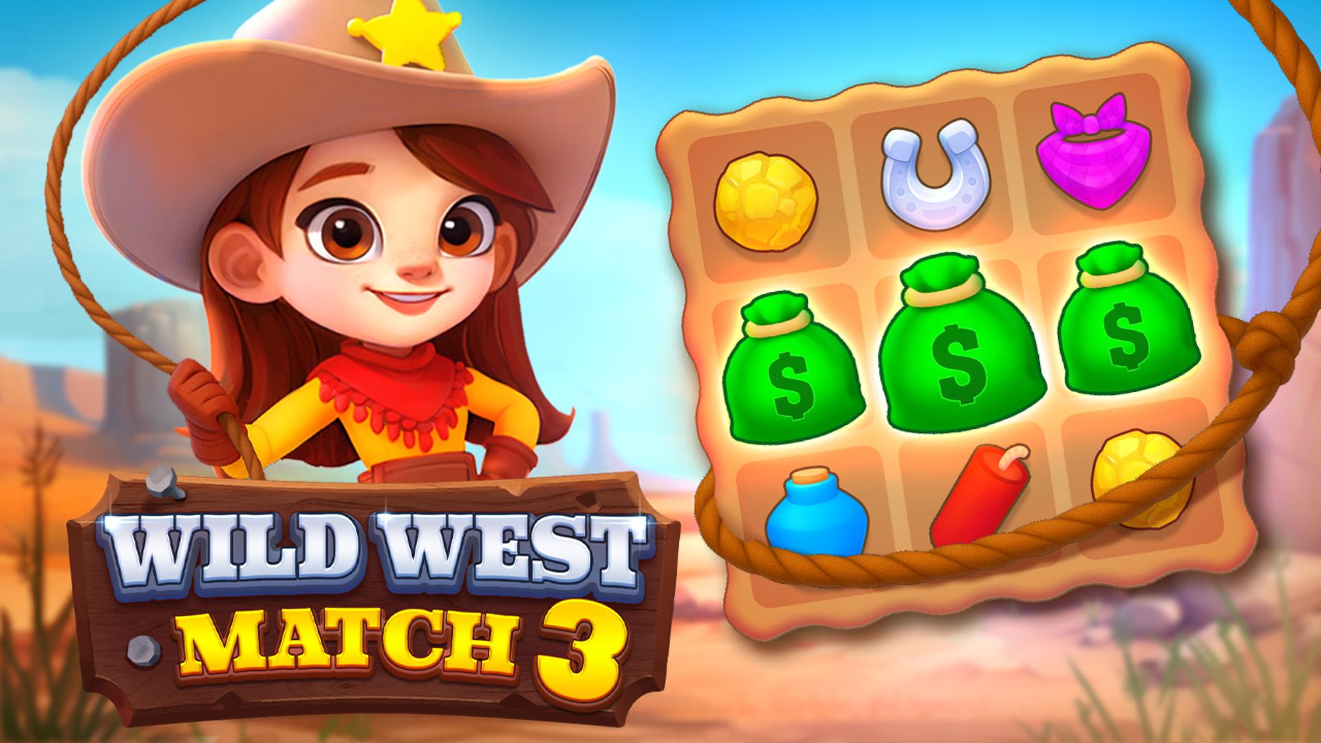 Wild West Match 3 Logo