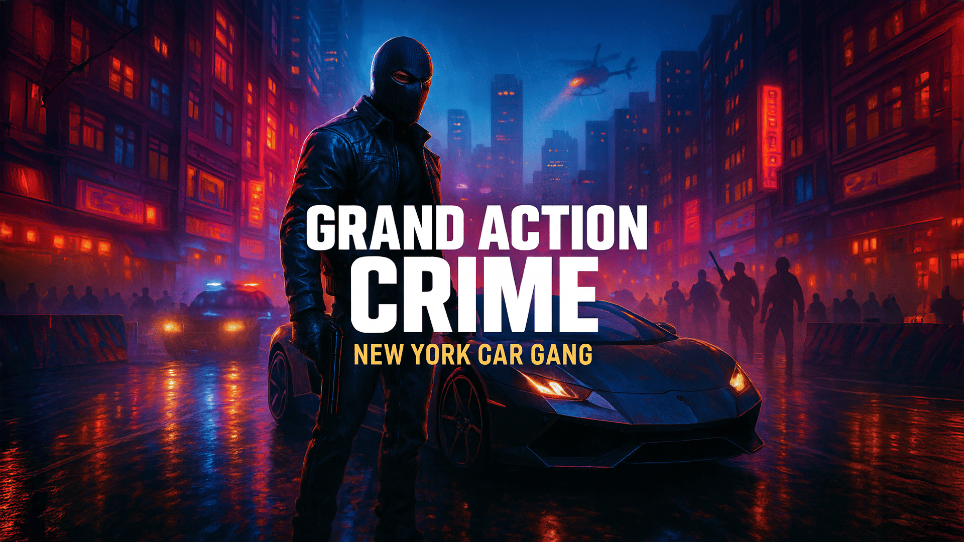 Grand Action Crime: New York Car Gang Logo