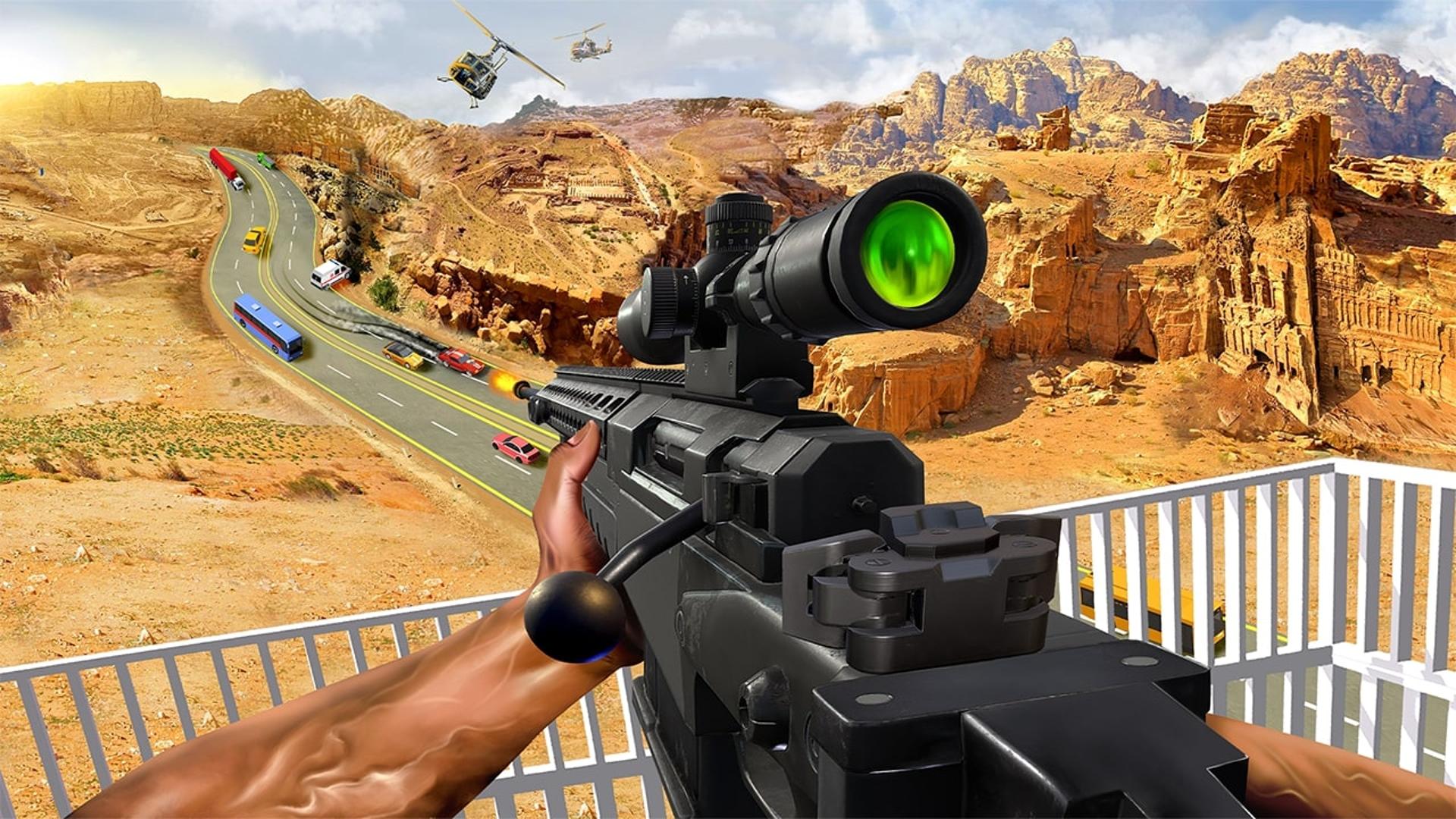 Sniper Combat 3D Logo