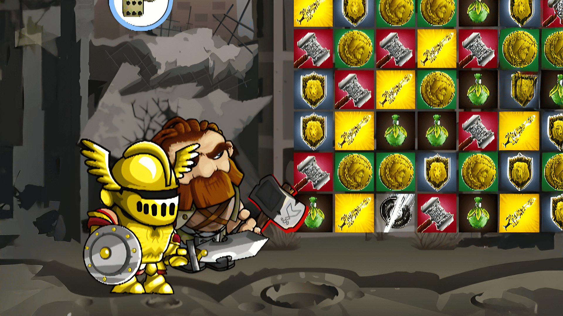 Zombie vs Warriors Logo