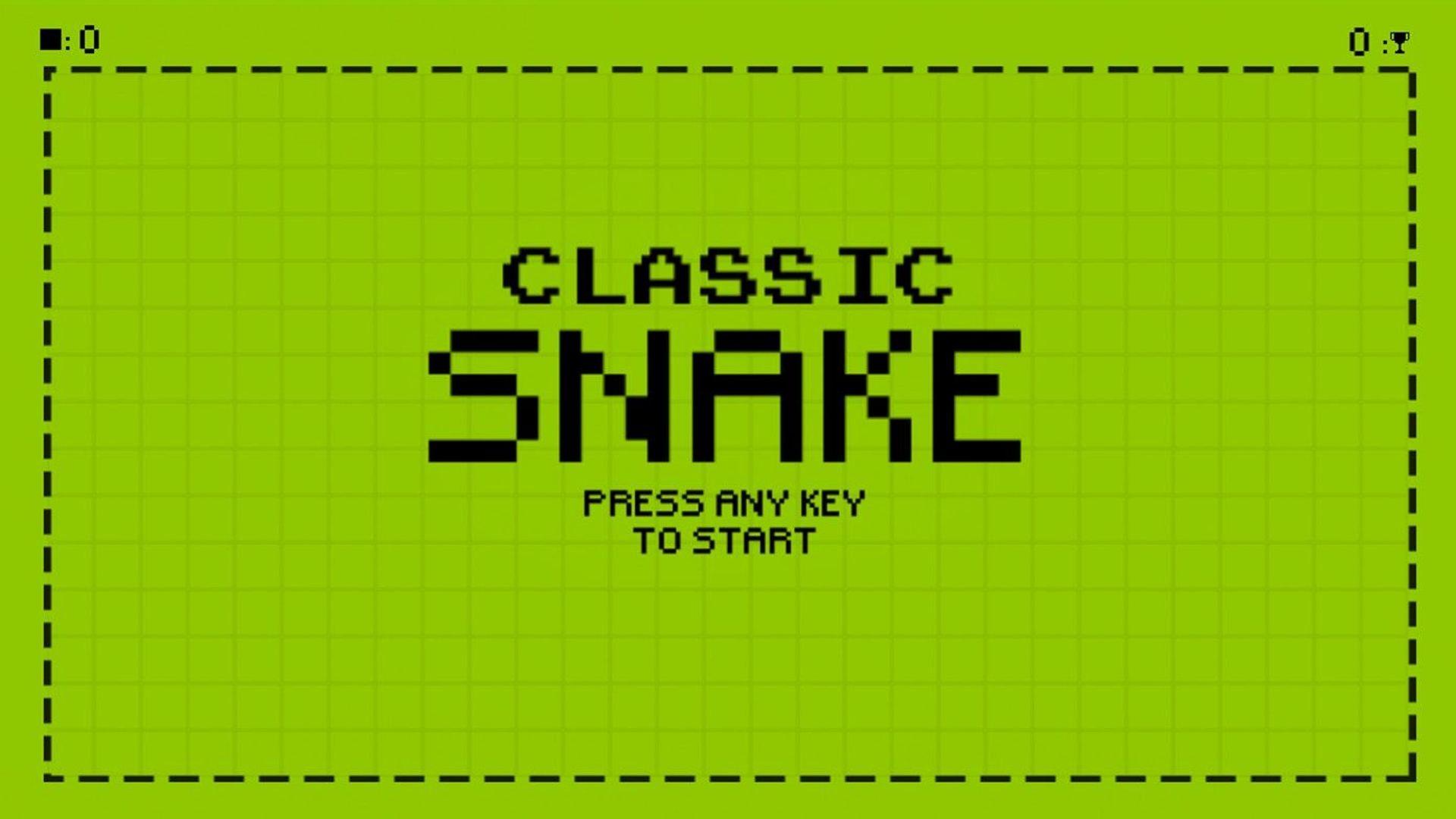Classic Snake HTML5 Logo