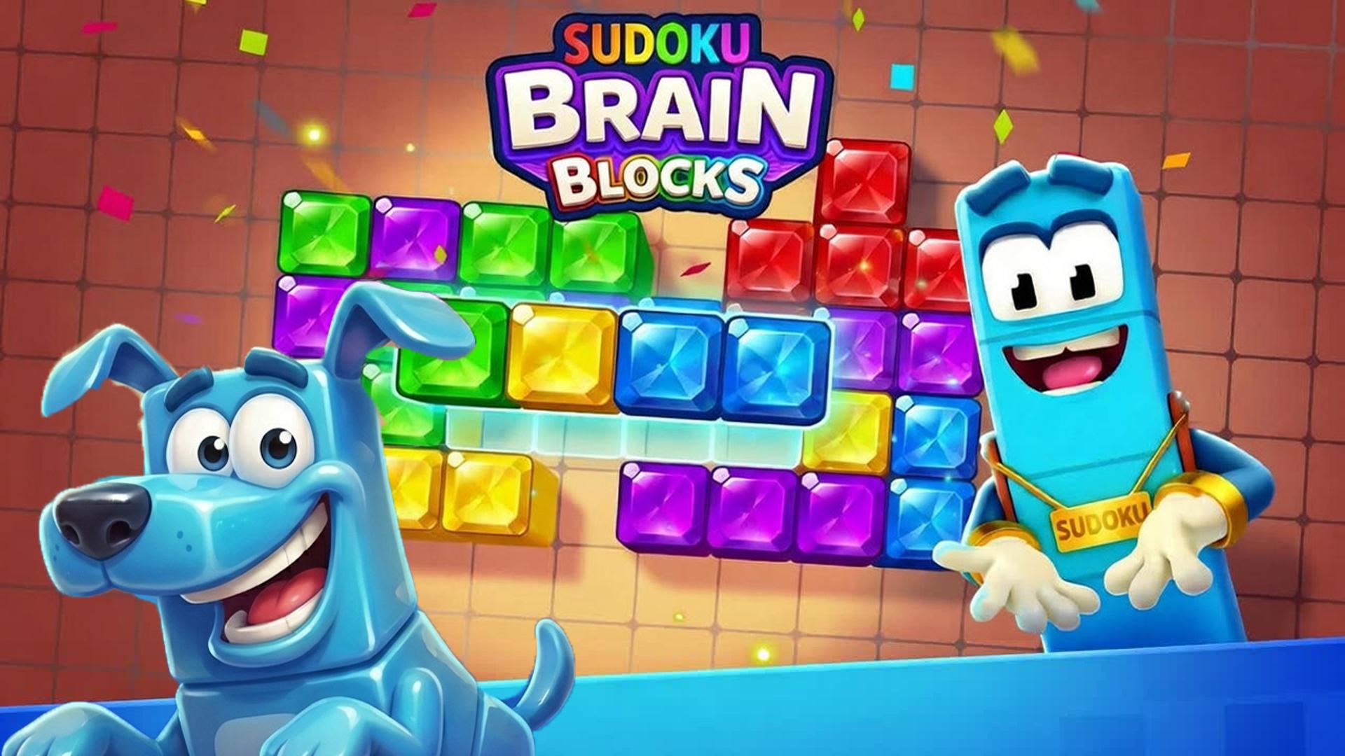 Sudoku Brain Blocks Logo