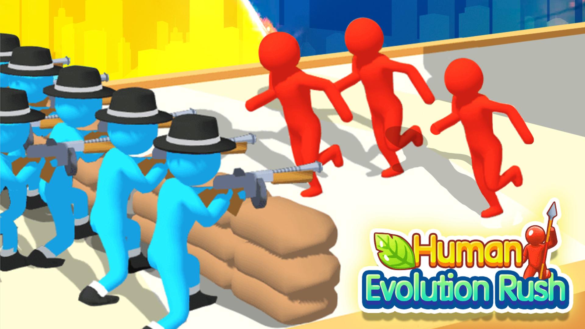 Human Evolution Rush Logo
