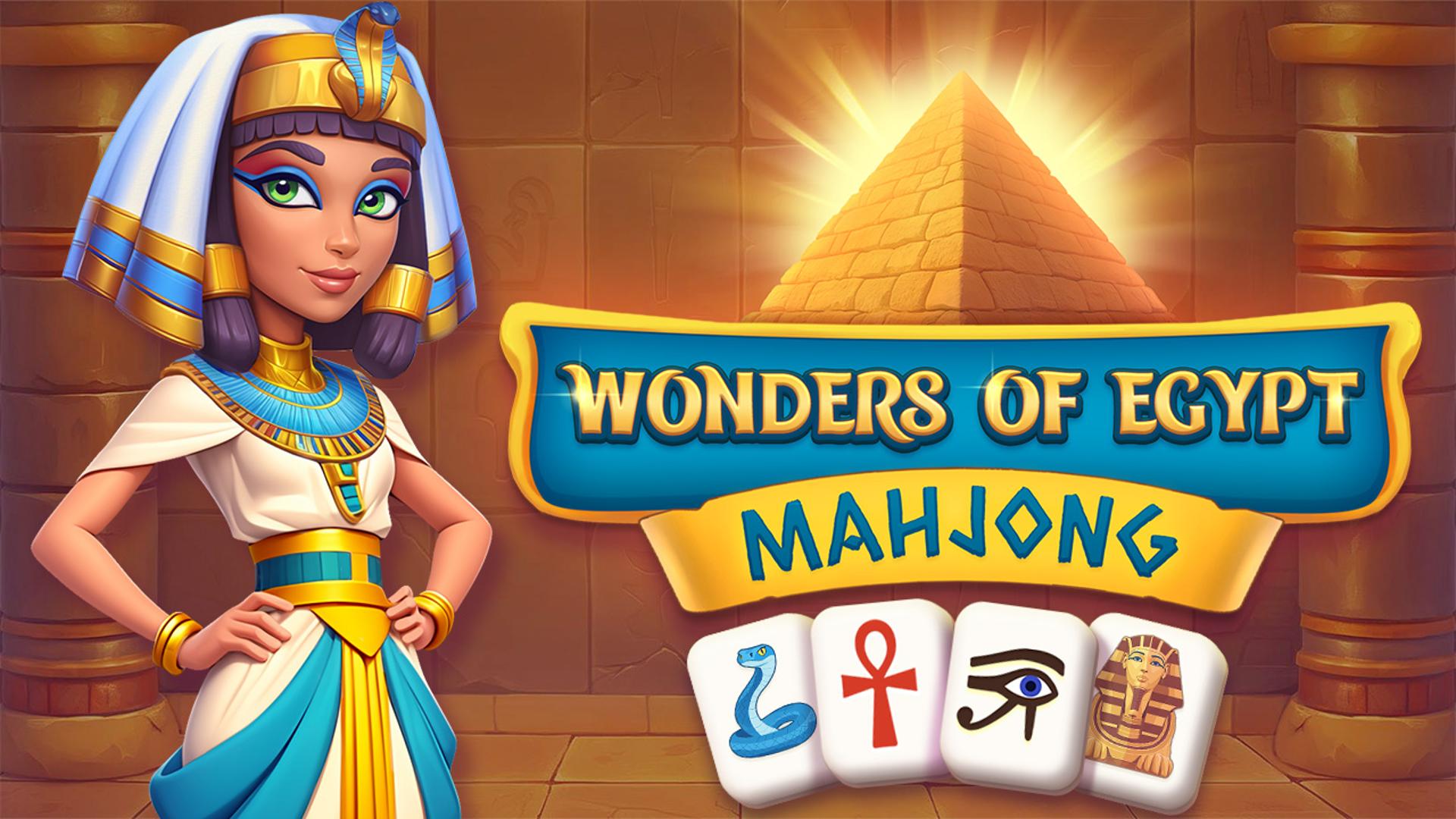 Wonders of Egypt Mahjong Logo